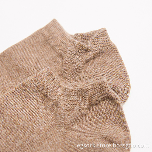 solid color thin short women female socks
